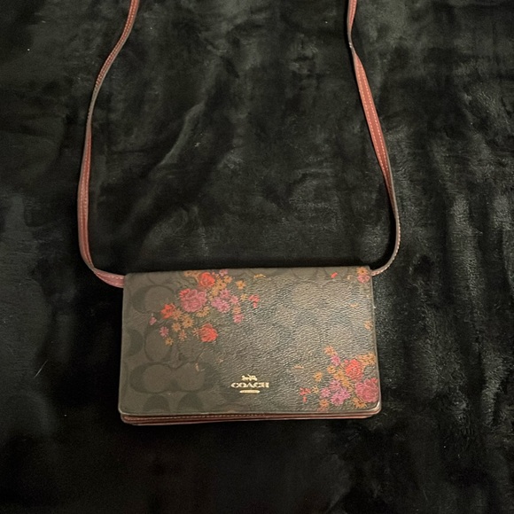 coach flower crossbody - Picture 1 of 3